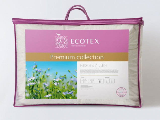 Льняное одеяло Нежный Лён Premium Ecotex