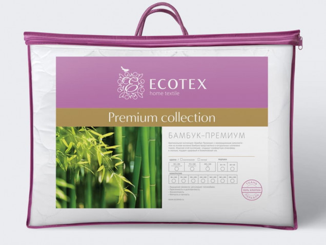 Наматрасник Бамбук Premium Collection Ecotex