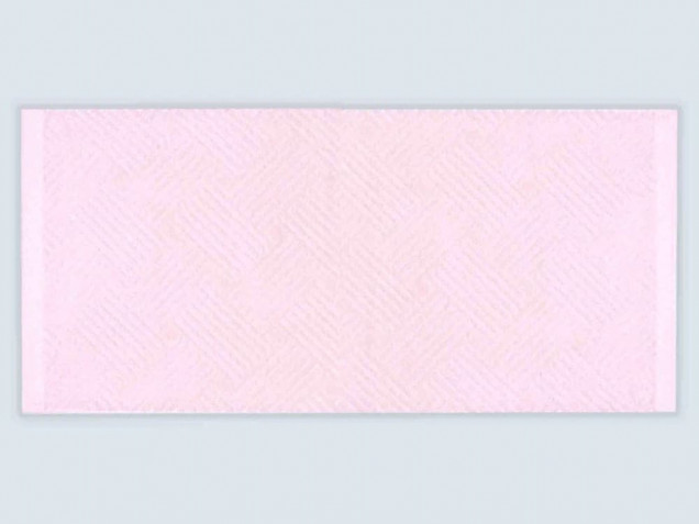 Полотенце махровое с бордюром Лима розовое Fine Line