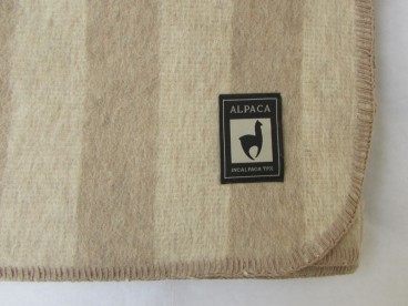 Плед одеяло альпака OA-1 Перу шерсть натуральная