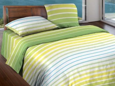 Постельное белье Stripe Yellow Wenge Motion бязь