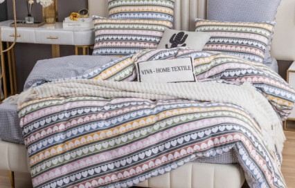 Комплект постельного белье A 310 Viva-Home Textile сатин-люкс