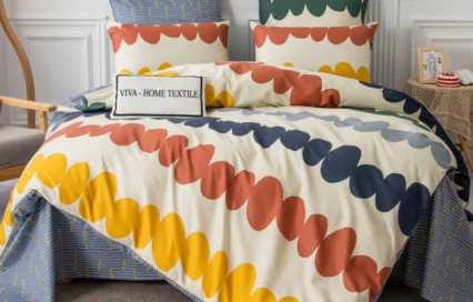 Комплект постельного белье A 259 Viva-Home Textile сатин-люкс