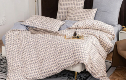 Комплект постельного белье A 348 Viva-Home Textile сатин-люкс