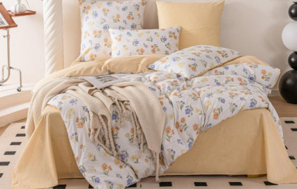 Комплект постельного белье A 350 Viva-Home Textile сатин-люкс