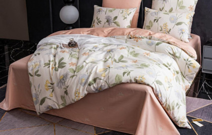 Комплект постельного белье A 353 Viva-Home Textile сатин-люкс
