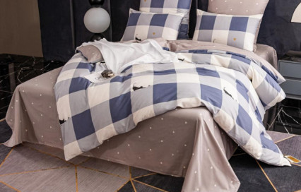 Комплект постельного белье A 356 Viva-Home Textile сатин-люкс