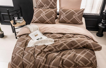 Комплект постельного белье A 369 Viva-Home Textile сатин-люкс