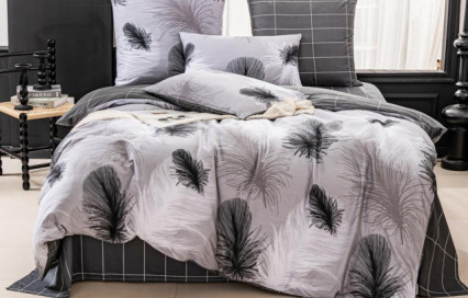 Комплект постельного белье A 376 Viva-Home Textile сатин-люкс
