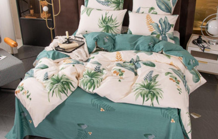 Постельное белье С 640 из сатина Viva-Home Textile