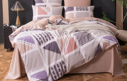 Постельное белье С 651 из сатина Viva-Home Textile