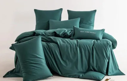 Постельное белье однотонное OCE009 сатин Элитный Viva-Home Textile