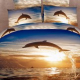 Постельное белье Дельфины Волшебные сны мако-сатин