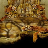 Постельное белье Тигр в саванне Волшебные сны мако-сатин