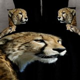Покрывало стеганое Королевский гепард Волшебные сны сатиновое