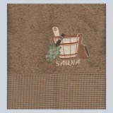Набор махровых полотенец "Sauna коричневый" Марипоса