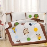 Набор в детскую кроватку с бортиками "DK-26" перкаль Valtery
