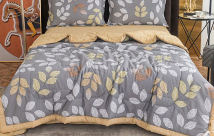Комплект постельного белья с одеялом OB138 Viva-Home Textile сатин