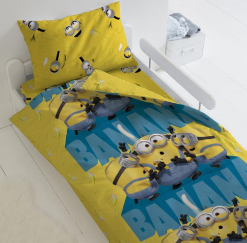 Детское постельное белье Банана Minions 2 бязь 3д