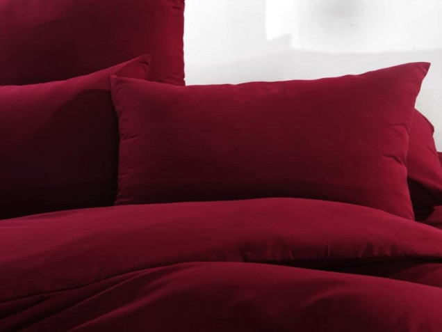 Комплект постельного белье CS 22 Viva-Home Textile сатин однотонный