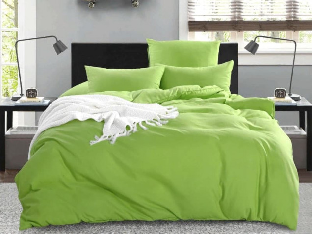 Комплект постельного белье CS 11 Viva-Home Textile сатин однотонный