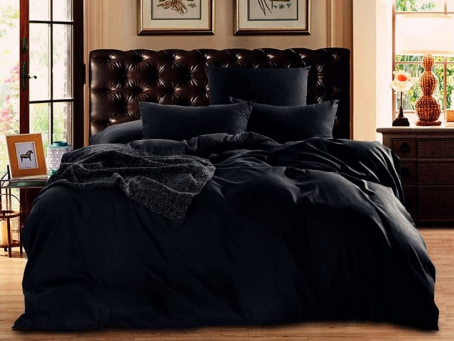 Комплект постельного белье CS 20 Viva-Home Textile сатин однотонный