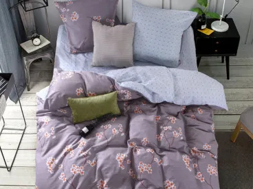 Постельное белье С 312 из сатина Viva-Home Textile