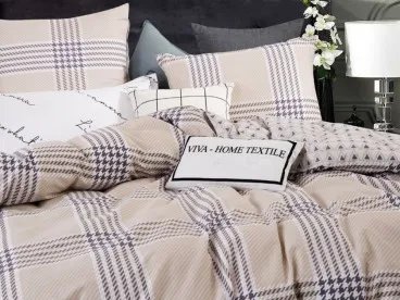 Постельное белье С 322 из сатина Viva-Home Textile
