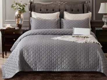 Покрывало стеганное DP001 искусственный шелк Viva-Home Textile
