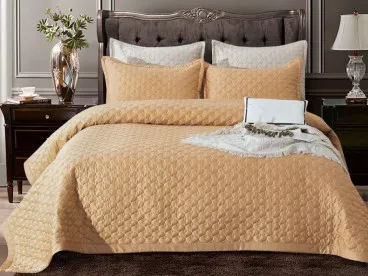 Покрывало стеганное DP004 искусственный шелк Viva-Home Textile