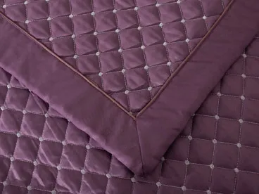 Покрывало стеганное DPK003 искусственный шелк Viva-Home Textile