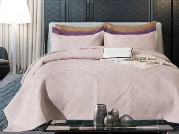 Покрывало стеганное DPL004 искусственный шелк Viva-Home Textile