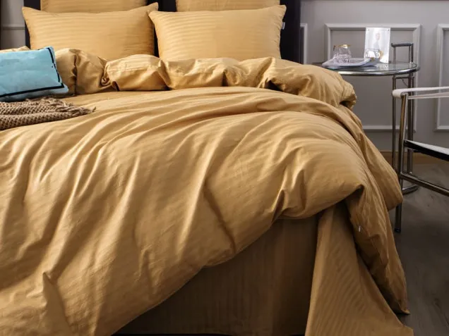 Постельное белье однотонное CT026 страйп Viva-Home Textile