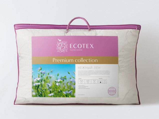 Подушка Нежный Лён Premium Ecotex