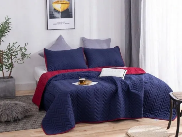 Покрывало двустороннее ODP001 софткоттон Viva-Home Textile