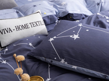 Постельное белье С 470 из сатина Viva-Home Textile