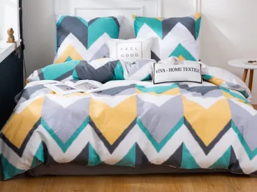 Постельное белье С 389 из сатина Viva-Home Textile