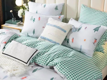 Комплект постельного белье A 125 Viva-Home Textile сатин-люкс