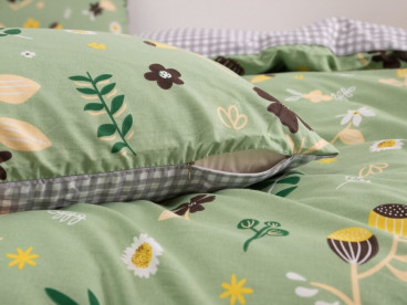 Постельное белье С 435 из сатина Viva-Home Textile
