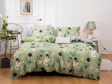 Постельное белье С 435 из сатина Viva-Home Textile