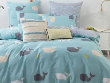 Комплект постельного белье A 184 Viva-Home Textile сатин-люкс