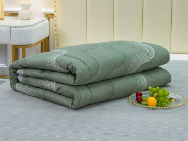 Комплект постельного белья с одеялом OB009 Viva-Home Textile сатин