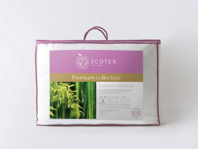 Одеяло Бамбук Premium Ecotex стеганое