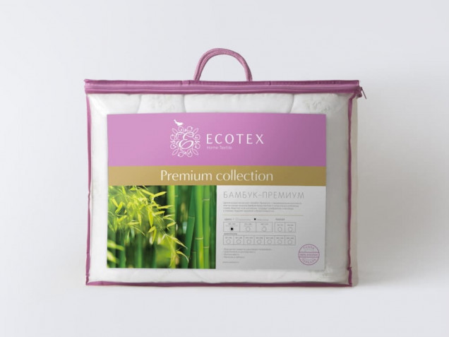 Одеяло Бамбук Premium облегчённое Ecotex стеганое