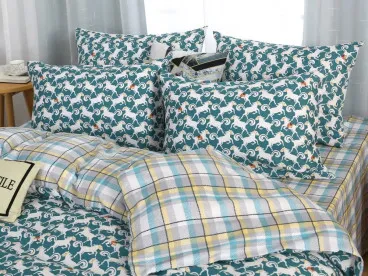 Постельное белье С 483 из сатина Viva-Home Textile