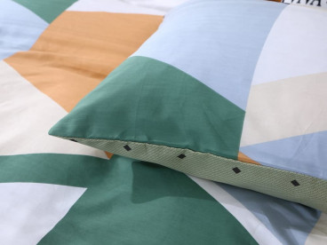 Постельное белье С 445 из сатина Viva-Home Textile