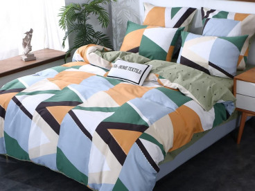Постельное белье С 445 из сатина Viva-Home Textile