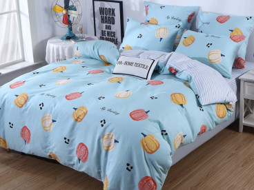 Постельное белье С 463 из сатина Viva-Home Textile