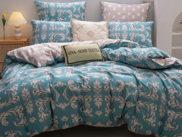 Комплект постельного белье A 213 Viva-Home Textile сатин-люкс