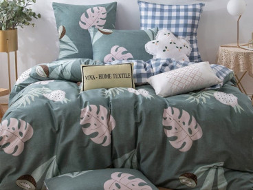 Комплект постельного белье A 224 Viva-Home Textile сатин-люкс